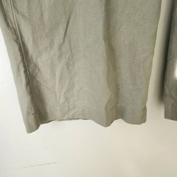 Caslon Wide Leg Pull-On Linen Blend Pants - Picture 4 of 6